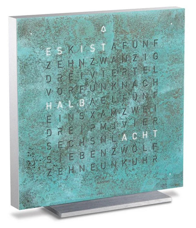 QLOCKTWO EARTH 13.5 : CREATOR'S EDITION VINTAGE COPPER