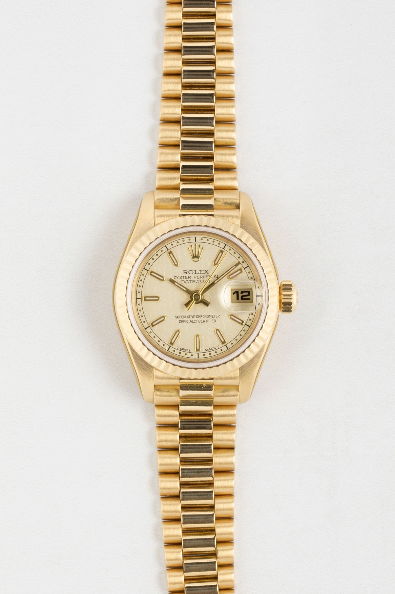 Grader celsius udvikling af Danser ROLEX 69178 DateJust Ladies' 26mm Automatic 18K Gold Watch – Obsessed By  Watches