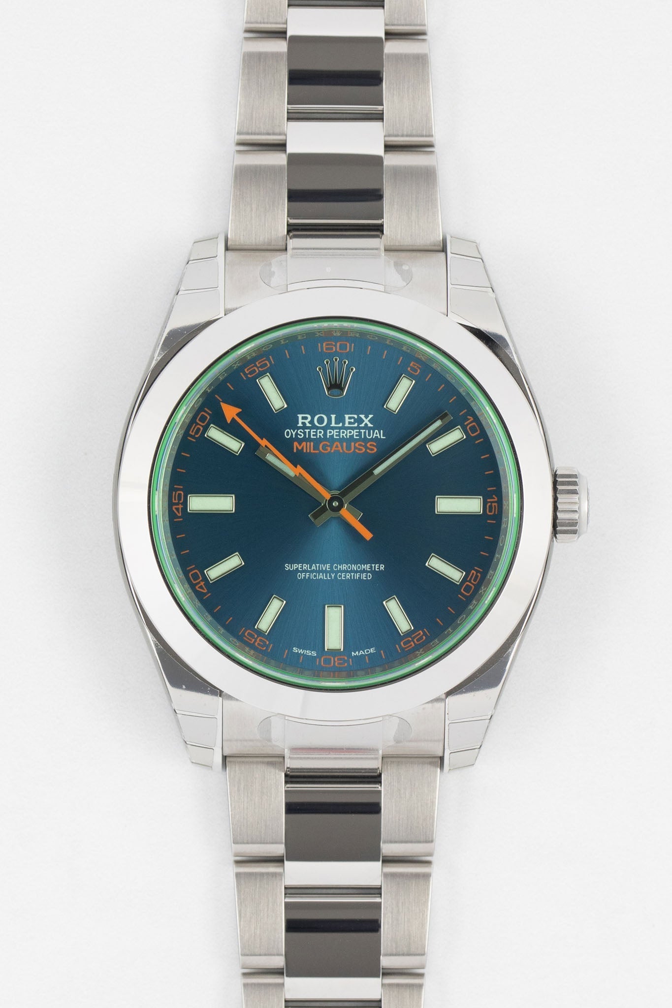 Rolex Milgauss Z-Blue OBSESSED BY WATCHES – Obsessed By Watches