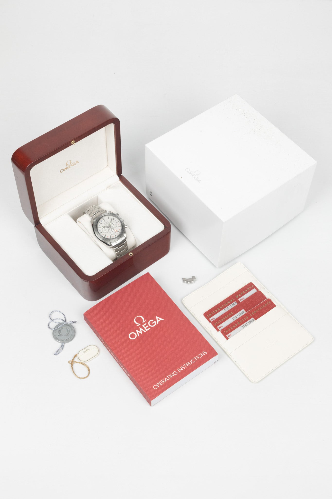 OMEGA Speedmaster Broad Arrow GMT Silver Dial