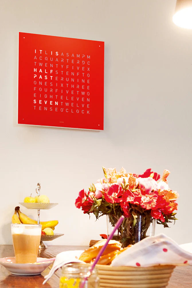 QLOCKTWO EARTH 45 Red Pepper - Obsessed by Watches UK – Obsessed By Watches