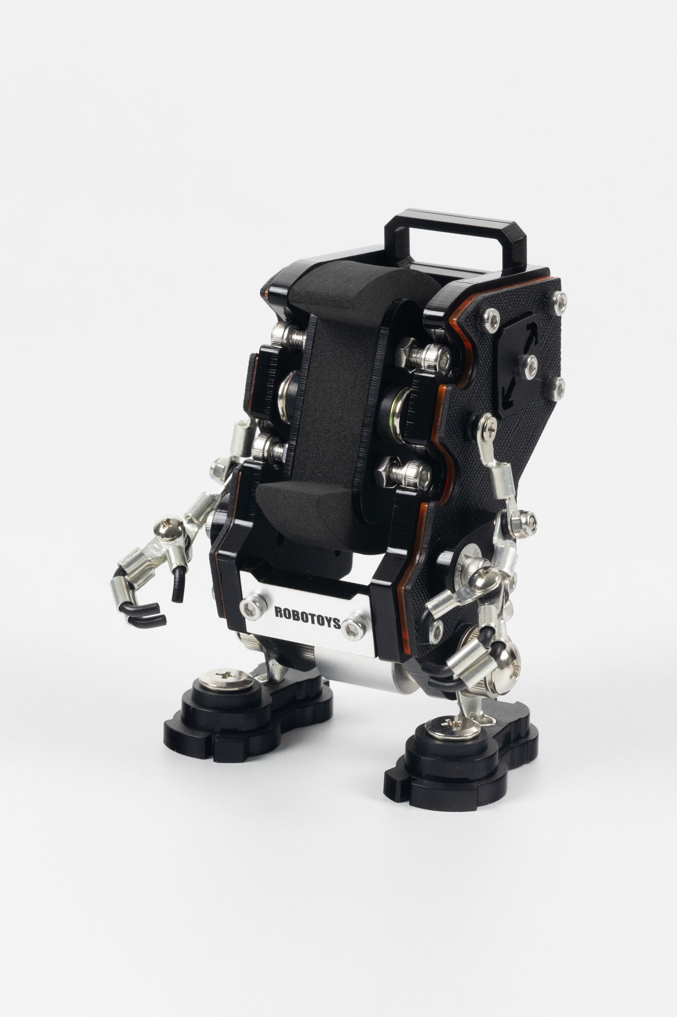 ROBOTOYS - DAVE - SAFFIANO BLACK - Apple & Galaxy Watch Charger