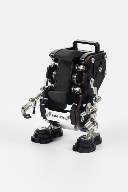 ROBOTOYS - DAVE - SAFFIANO BLACK - Apple & Galaxy Watch Charger