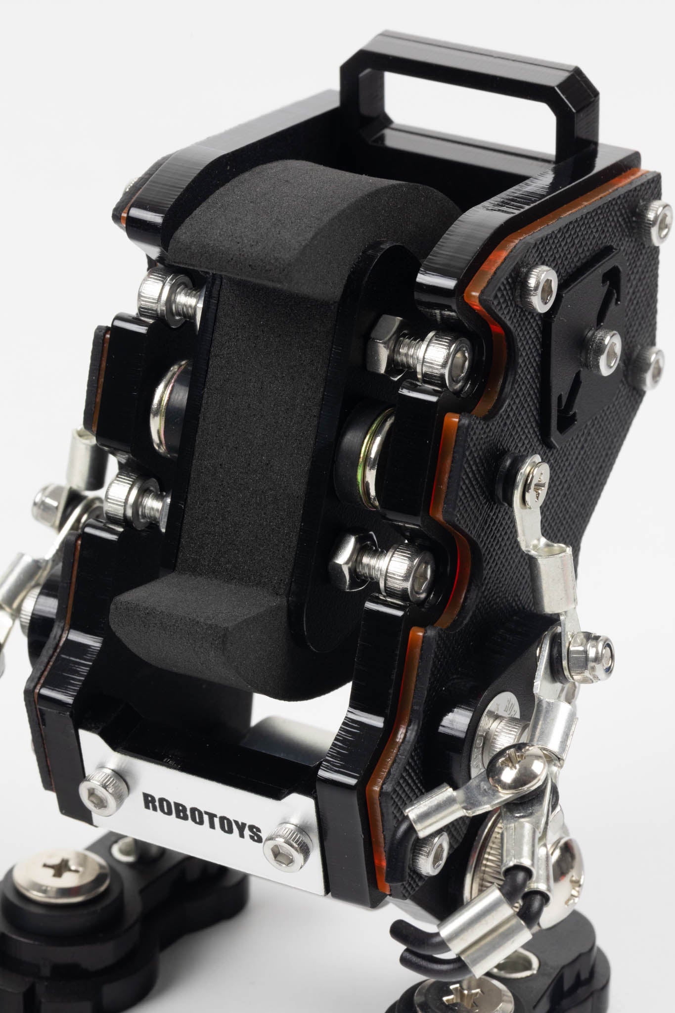 ROBOTOYS - DAVE - SAFFIANO BLACK - Apple & Galaxy Watch Charger