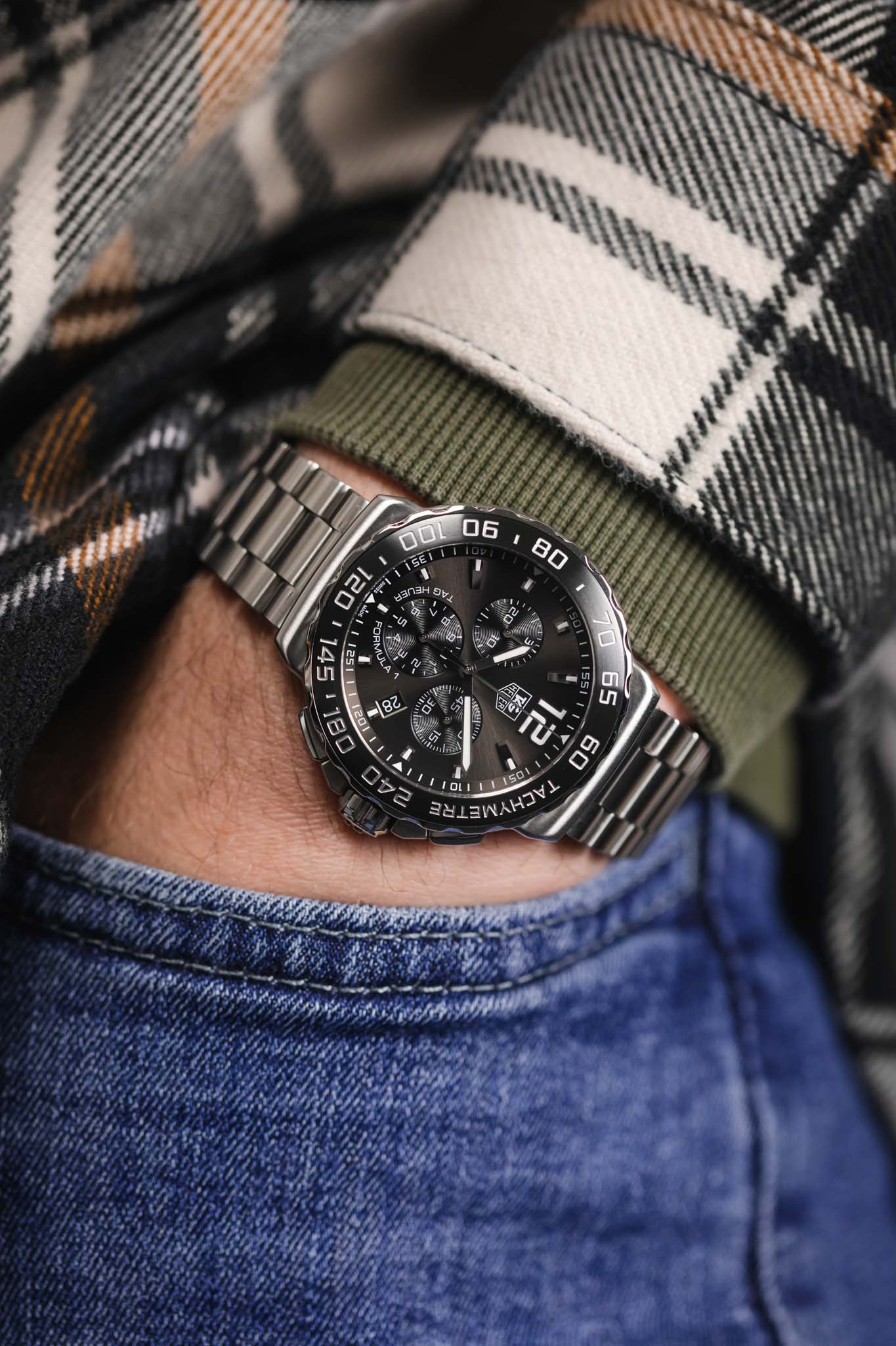 Tag Heuer Formula 1 Grey Sunray Brushed | View Product | Obsessed 