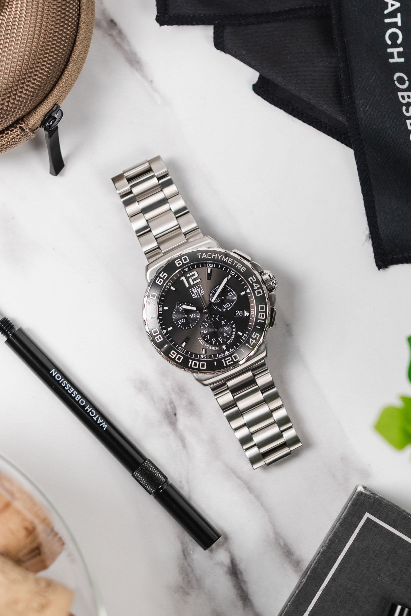 Tag Heuer Formula 1 Grey Sunray Brushed | View Product | Obsessed 