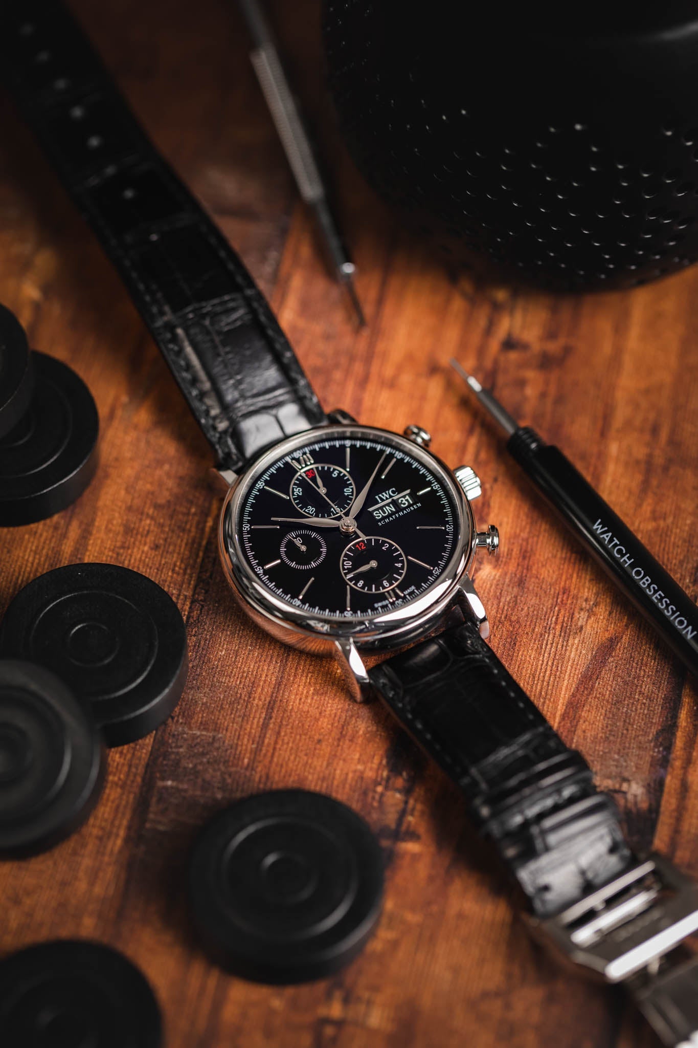 IWC Portofino Chronograph 42mm - Black