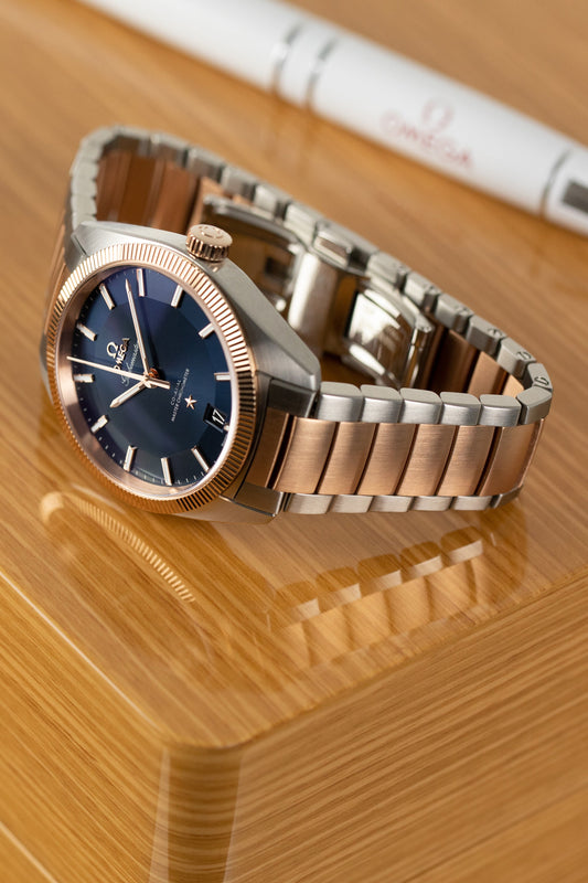 OMEGA Constellation Globemaster Sedna Gold