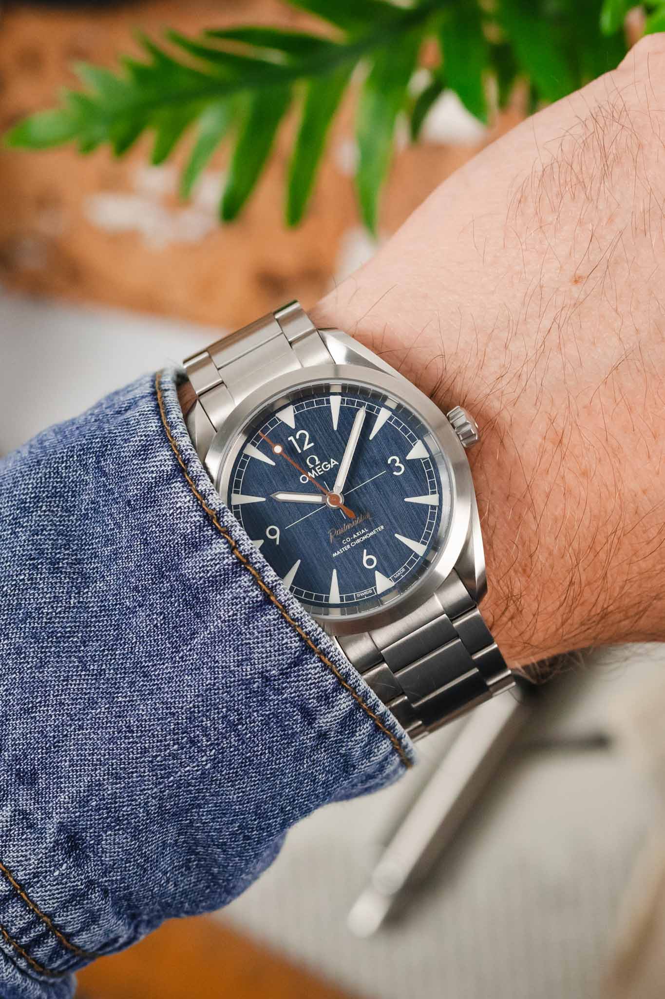 OMEGA Railmaster 40mm -  Blue Jeans Dial