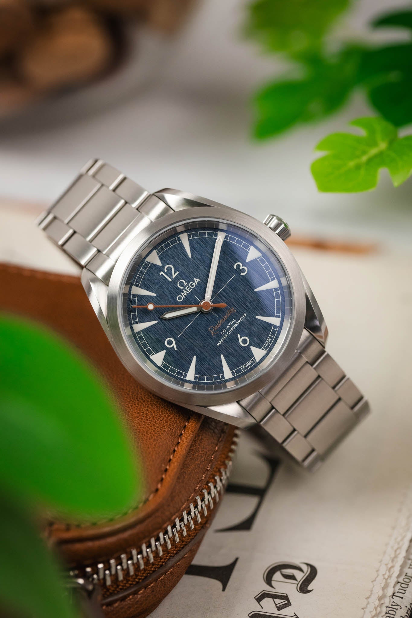 OMEGA Railmaster 40mm -  Blue Jeans Dial