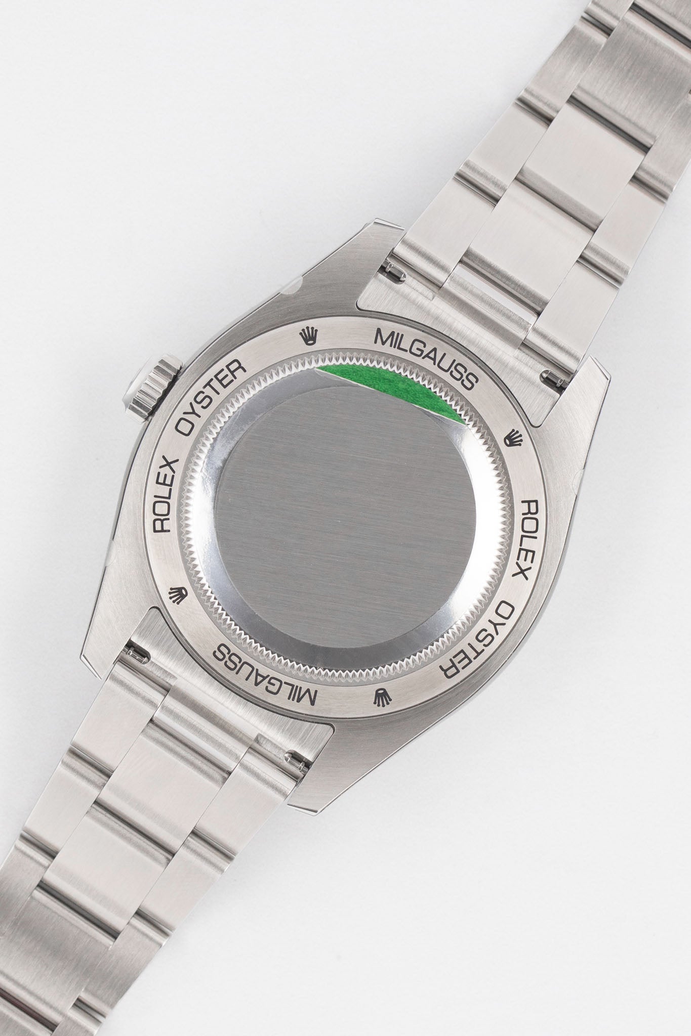 rolex milgauss green sapphire 