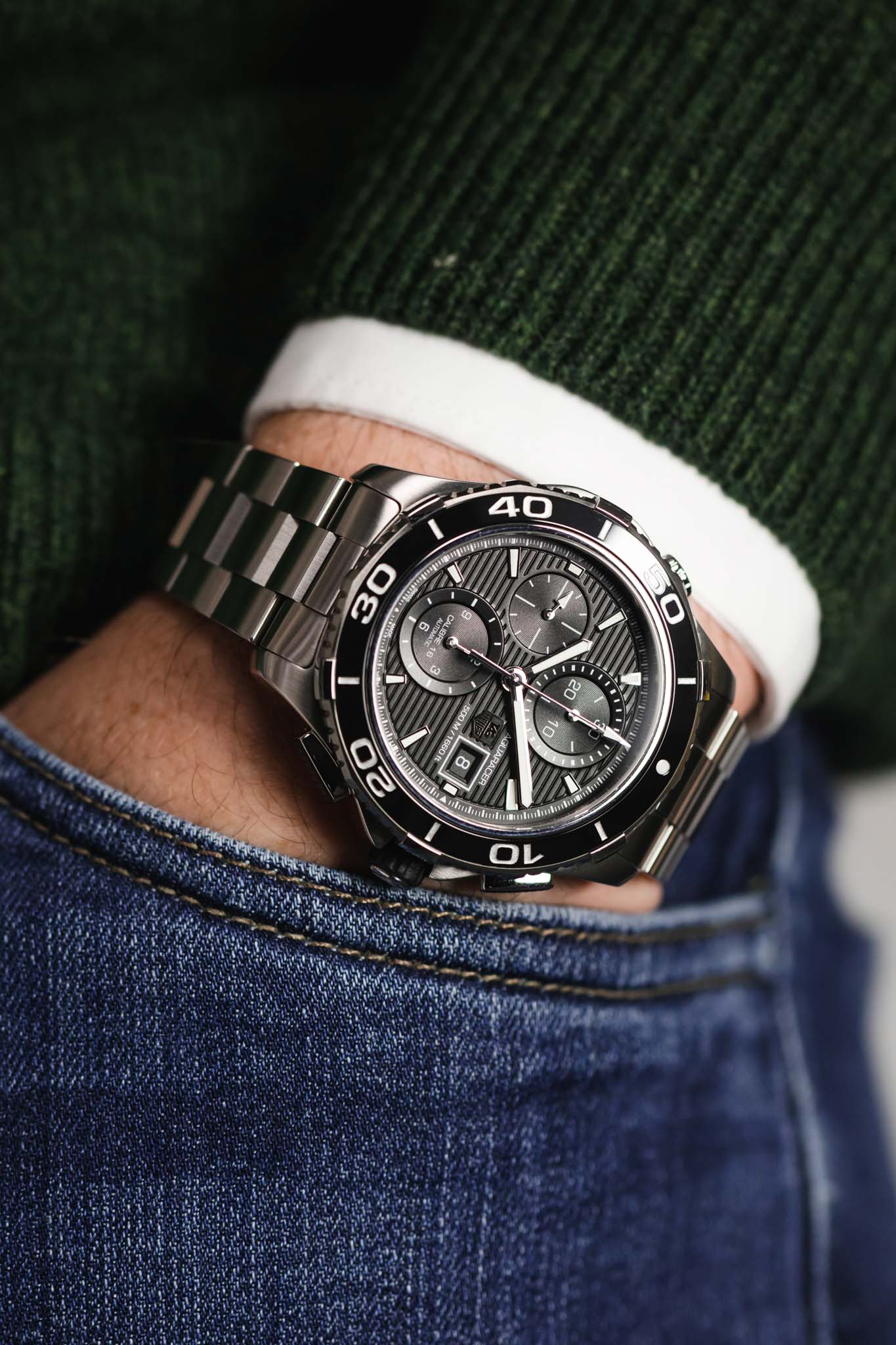 Tag heuer aquaracer 500m calibre 16 automatic chronograph new arrivals