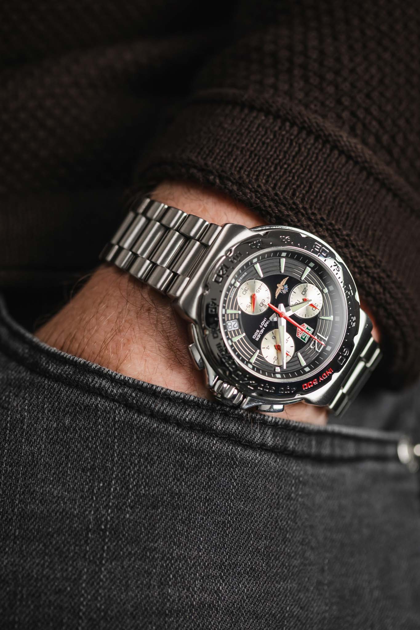 tag heuer indy 500 watch 