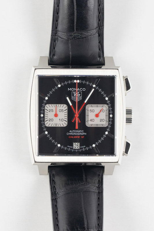 TAG HEUER Monaco Calibre 12 - Black dial